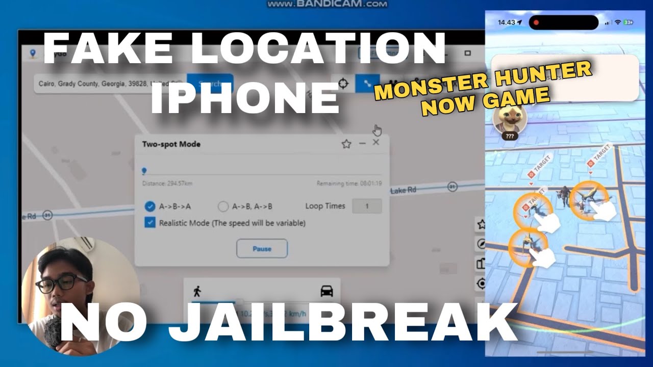 Monster Hunter Now Fake GPS Spoofing 2023 (+Joystick)