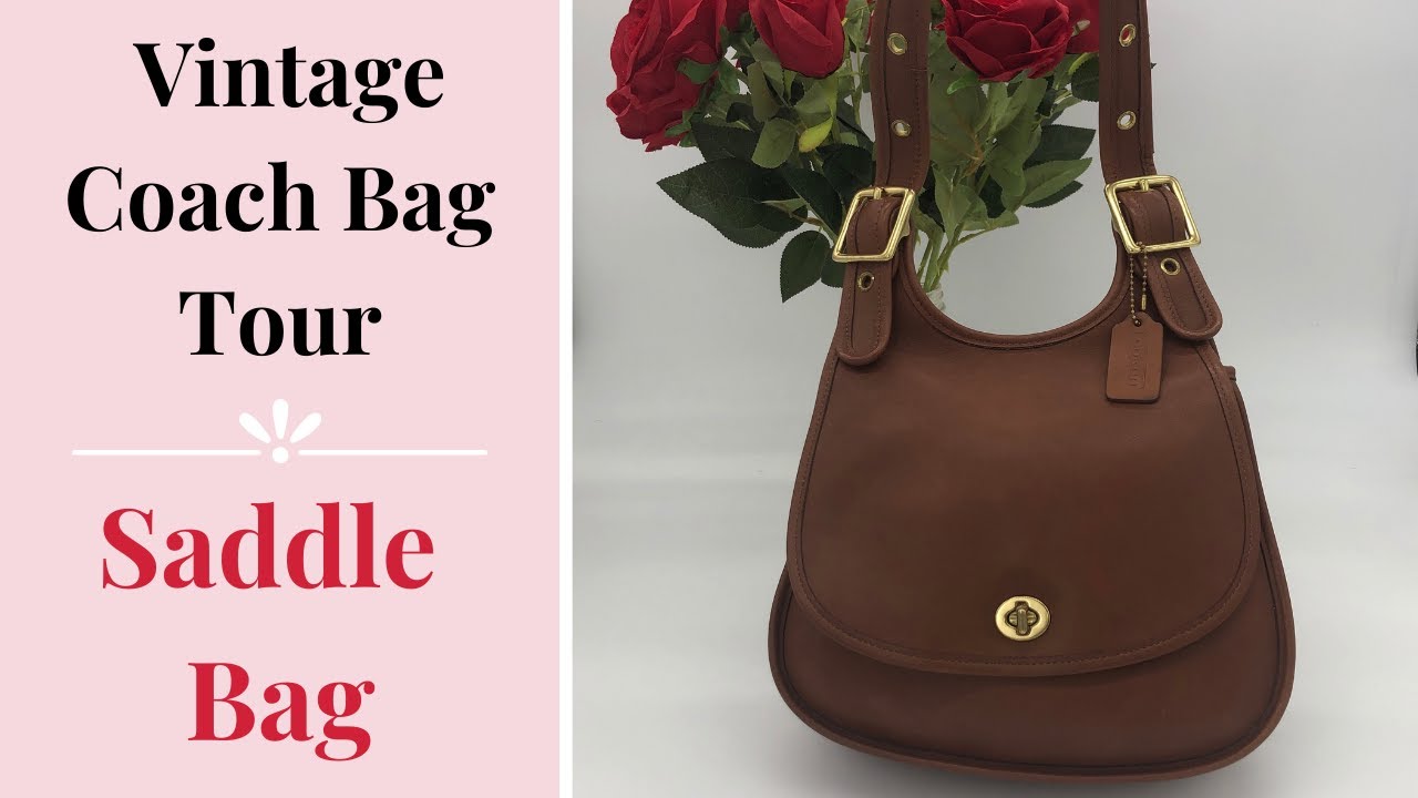 Vintage Coach Bag Tour | Saddle Bag