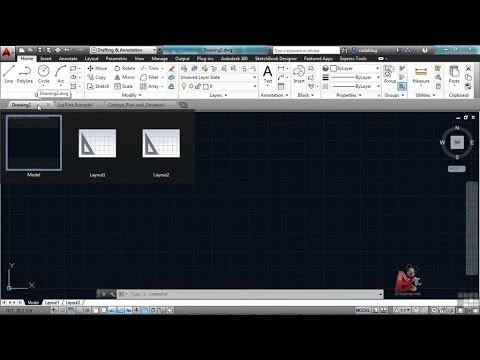 #1- User Interface File - Tabs - Command Line | AutoCAD TUT - YouTube