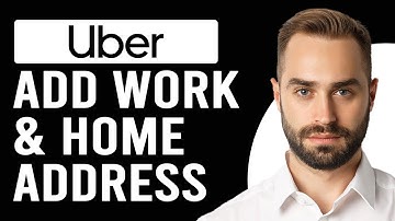 How To Add Work And Home Address In Uber App (How To Save Work And Home Address In Uber App)