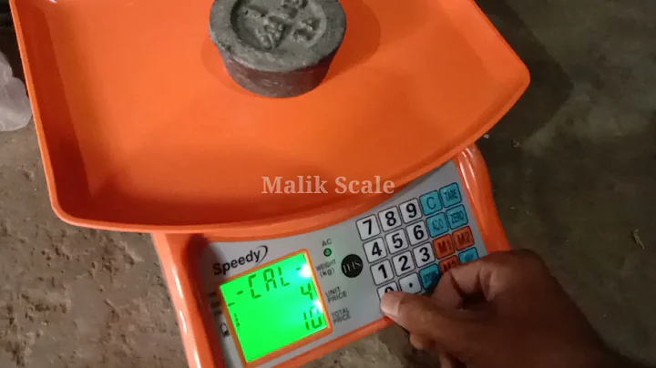 10kg digital scale calibration | calibration Mimi weighing machine @malikscale