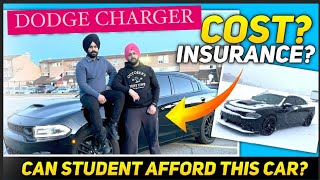 Punjabi Students LOVE | DODGE CHARGER the MUSCLE CAR | Big Engine + High Cost & Modified 20inch Tire