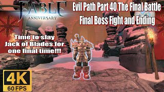 Fable Anniversary 4k 60fps Evil Path Part 40 The Final Battle   Final Boss Fight and Ending