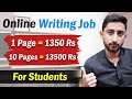 Online Writing Jobs At Home For Students At Writerbay