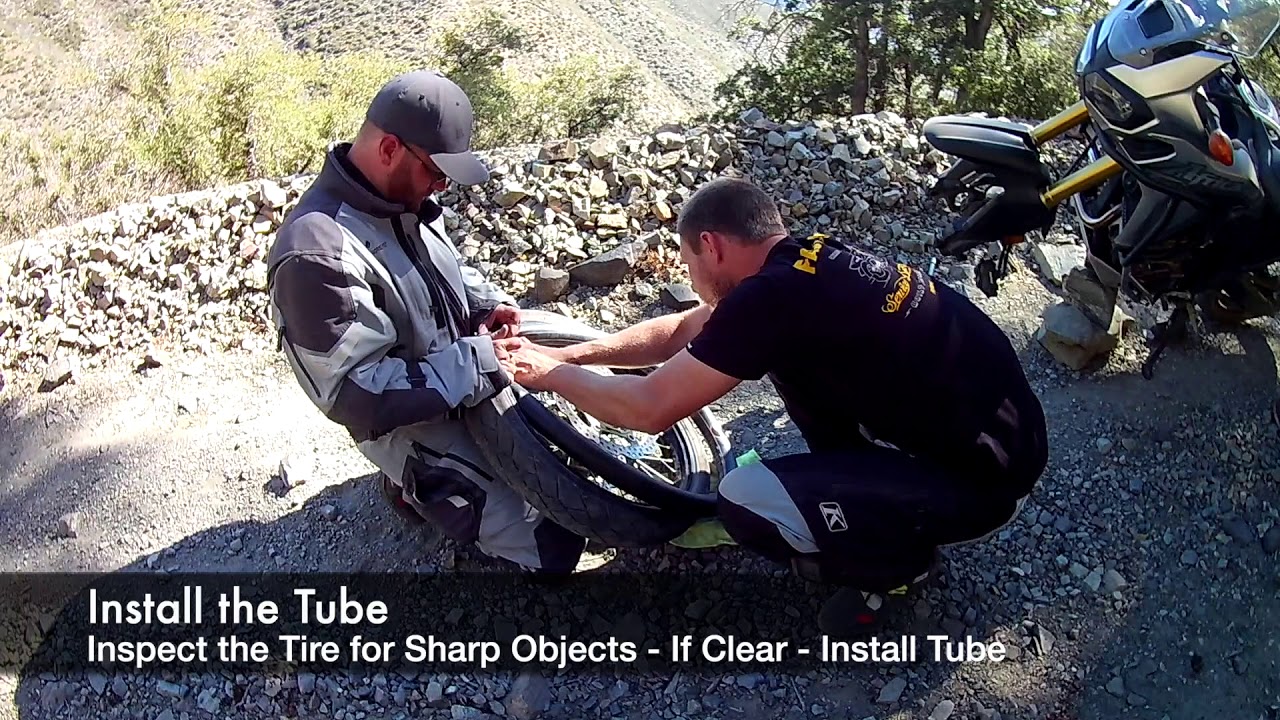 Step-by-Step Flat Tire Tube Repair - Trailside - How To Fix a Front ...