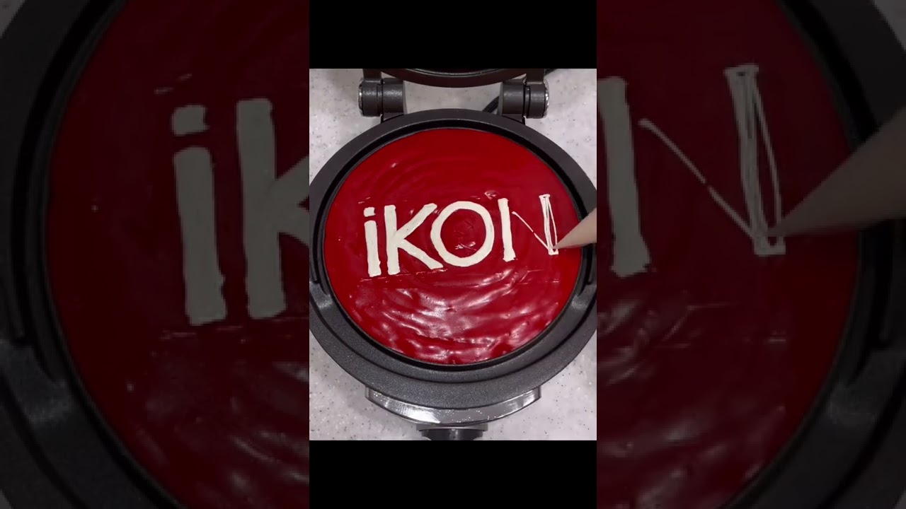 아이콘 (iKon) 로고 만들기   Making ikon Logo Waffle