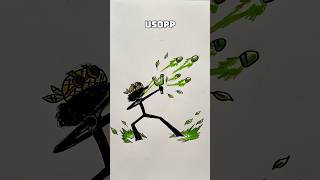 How To Draw Stickman with One Piece: Robot, Fire, Healing, Blade,... #stickman #tutorial #onepiece