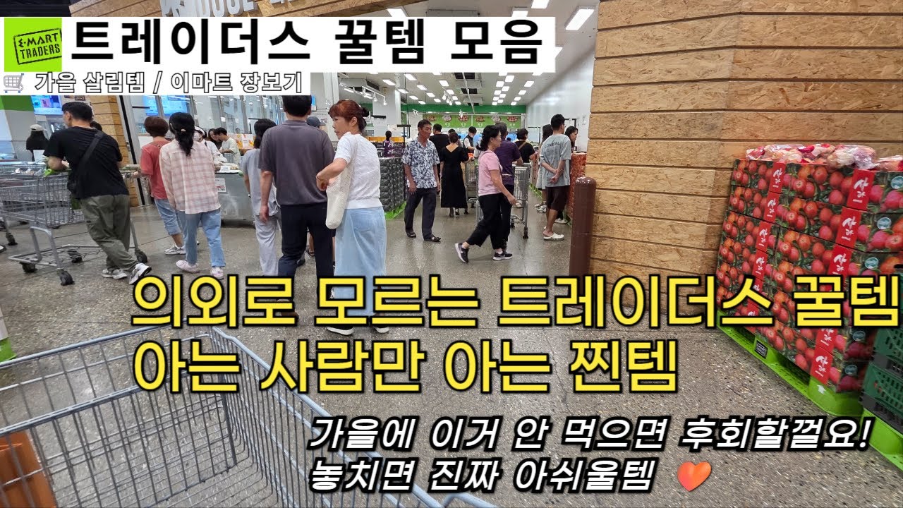 놓치면 후회하는 트레이더스 꿀템 🛒 아는 사람만 아는 찐템 총정리