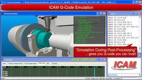 CNC Post-Processor, Simulator, & Optimization All-In-One | ICAM Adaptive Post-Processing
