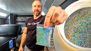 Turning a Car into a Rainbow Bass Boat Using NEW Holographic Super Flakes by DipYourCar 227,225 views 3 months ago 9 minutes, 47 seconds