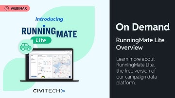 RunningMate Lite Overview - Webinar On Demand