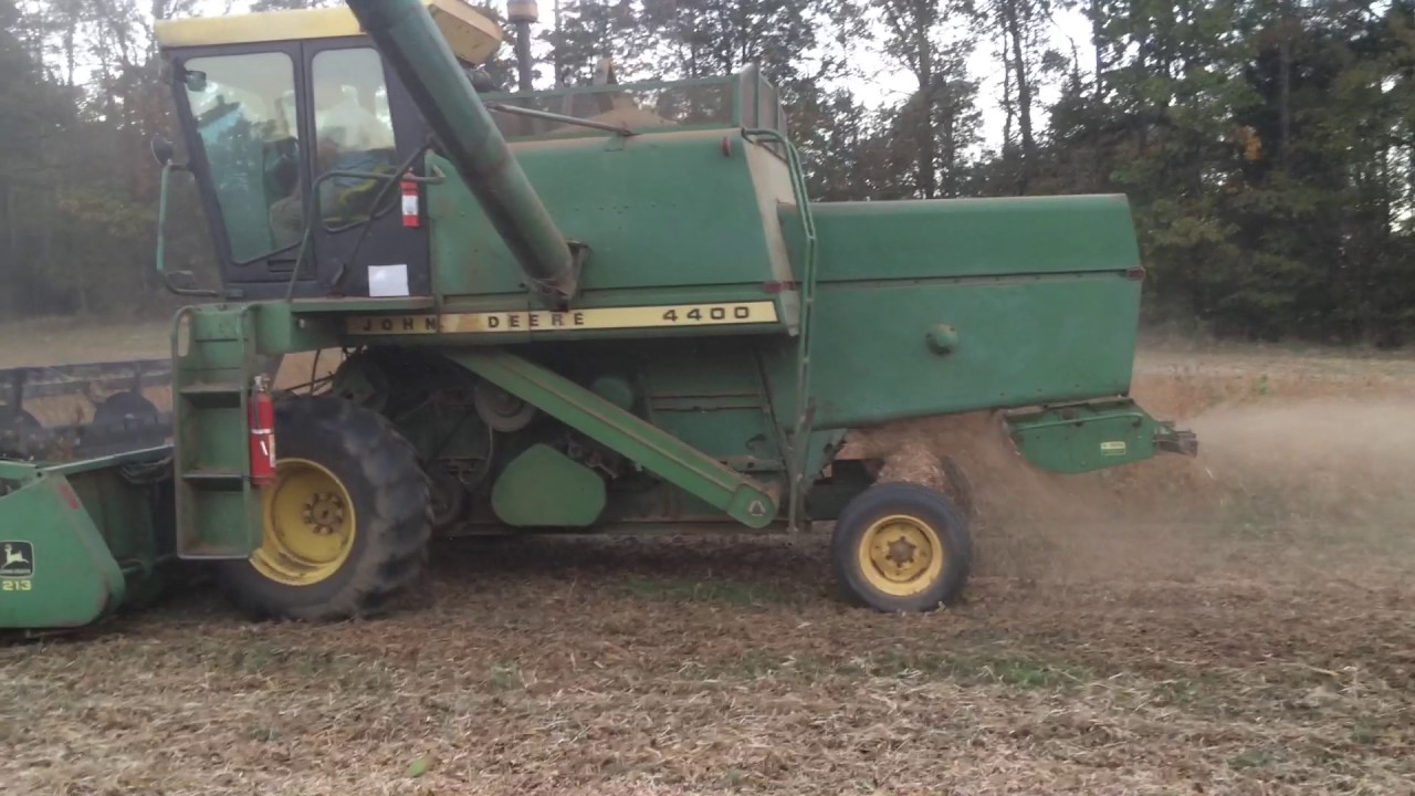 John deere combine YouTube