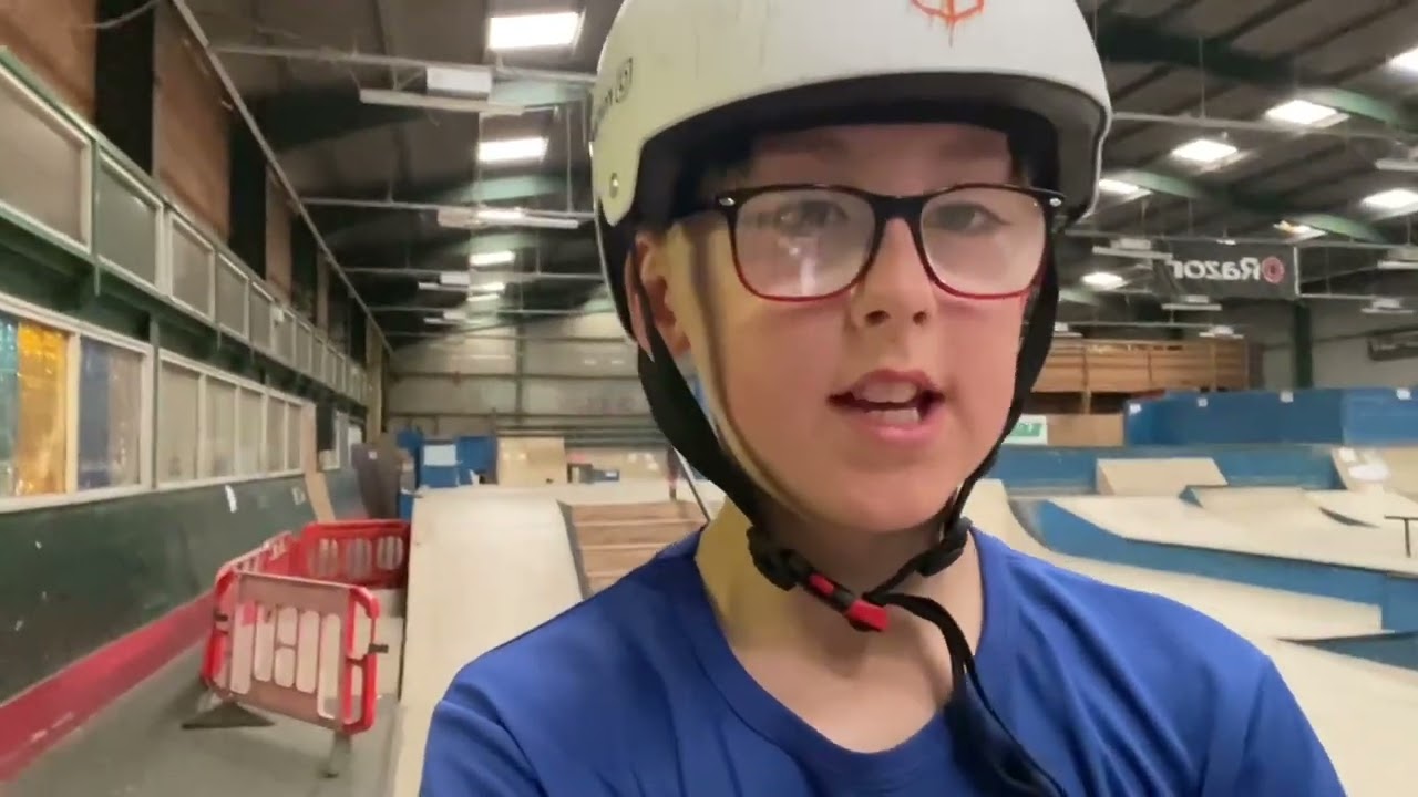 Reviewing Ramp City skatepark in Blackpool on my scooter!!!! 🔥 