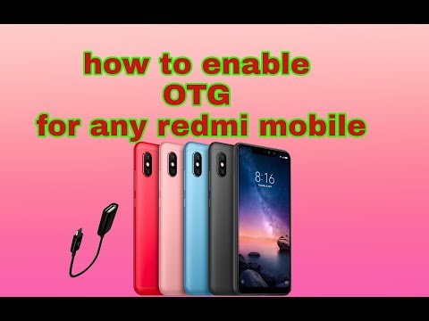 How to enable otg in redmi 3/4/5/6