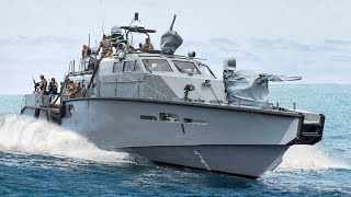 US Most Feared Patrol Boat in Action  Mark VI Patrol Boat