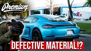 WE WERE SENT DEFECTIVE MATERIAL!?!? by Premium Auto Styling 9,326 views 2 years ago 15 minutes