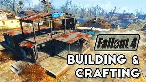 Fallout 4 BUILDING & CRAFTING HD Gameplay - E3 2015