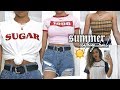 HUGE SUMMER TRY ON CLOTHING HAUL! 2018