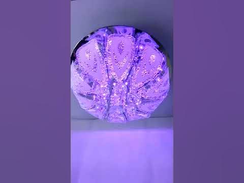 Потолочная люстра торт с лед подсветкой диаметр 40 см (7146/400 CR+LED ...