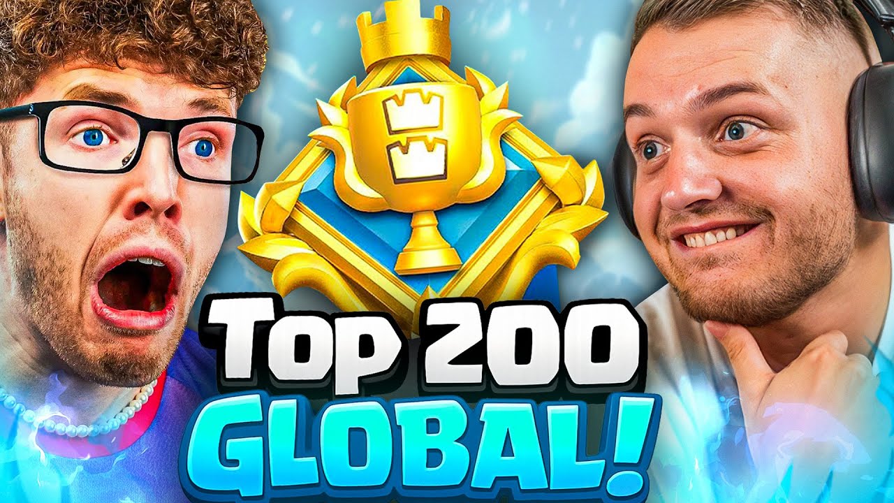 😍🏆GEGEN Top 10 DUO GLOBAL rasiert! | Schaffe ich Top 100 in Duo Ranked GLOBAL? - Clash Royale P2W