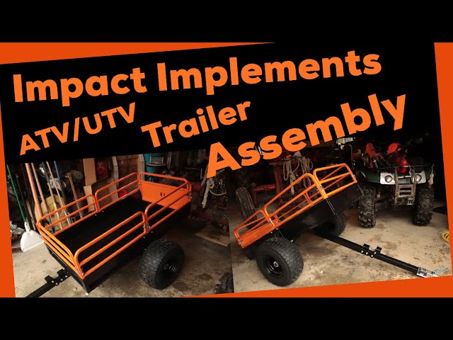 Impact Implements ATV/UTV 1500 Trailer Assembly - YouTube