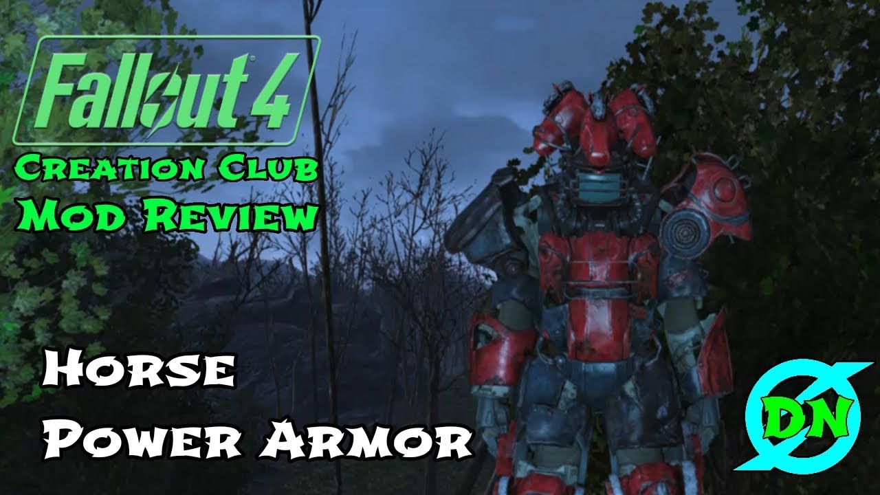 Fallout 4 Creation Club Episode 8 Horse Power Armor YouTube
