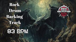 83 BPM Rock Drum Track (MIDI Available) | Slow Heavy Pocket