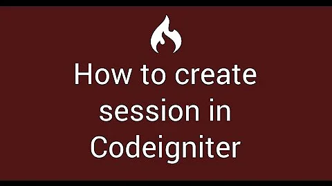 8 How to create session in Codeigniter 3