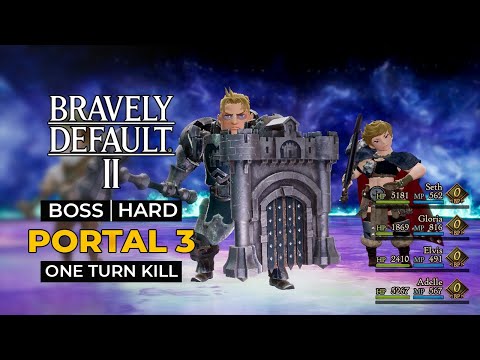 Bravely Default 2: Portal 3 (Boss | Hard | One Turn Kill)