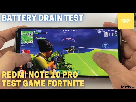 Xiaomi Redmi Note 10 Pro test game Fortnite Mobile | Snapdragon 732G, 120Hz Display