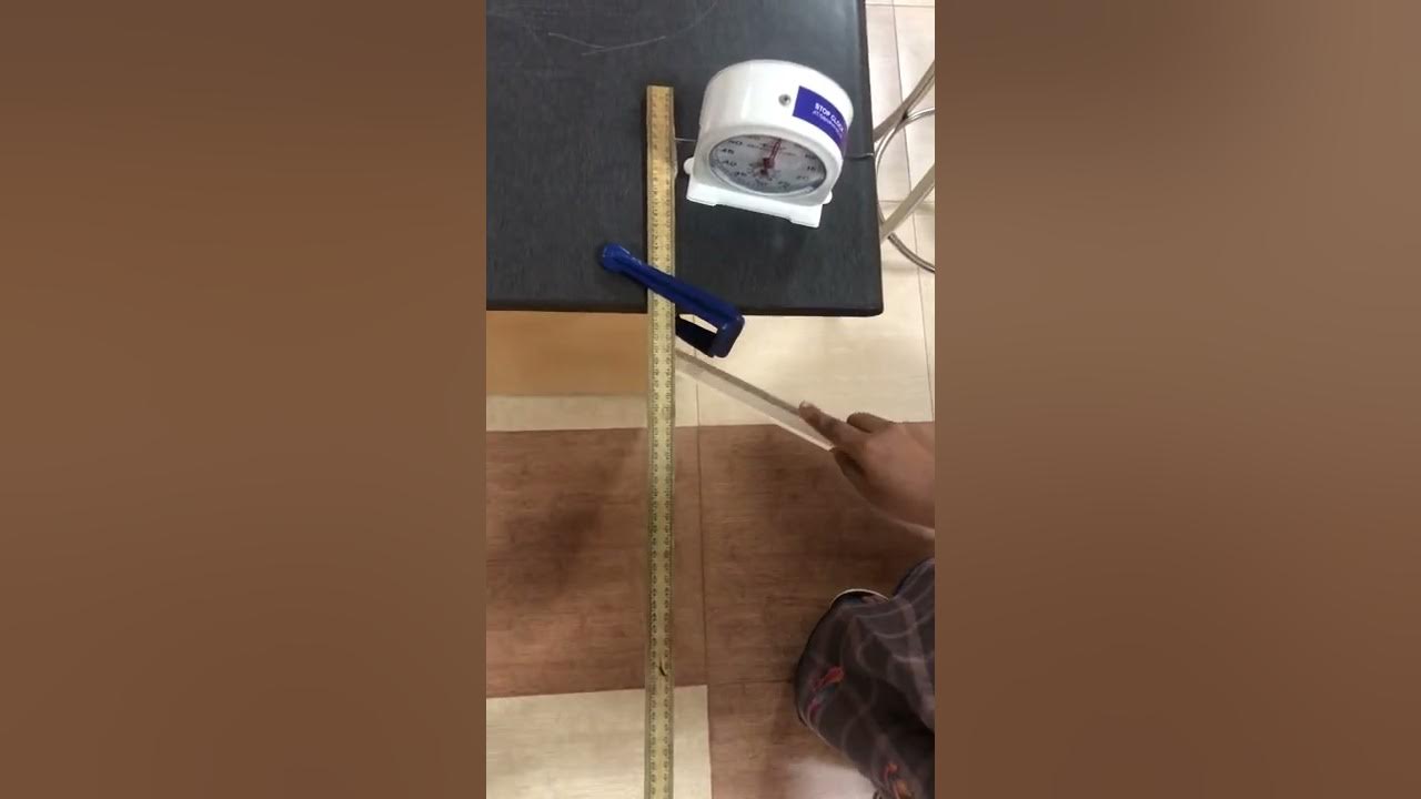 SIMPLE HARMONIC OSCILLATIONS CANTILEVER EXPERIMENT YouTube