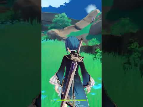 Имба f2p меч на Аяку и Син Цю Genshin Impact #Shorts