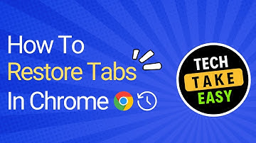 How to Restore or Reopen Closed Tabs in Google Chrome(2023) | @techtakeeasy
