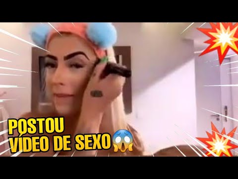 MC Mirella posta vídeo se maquiando enquanto seu namorado lambe partes íntimas😱