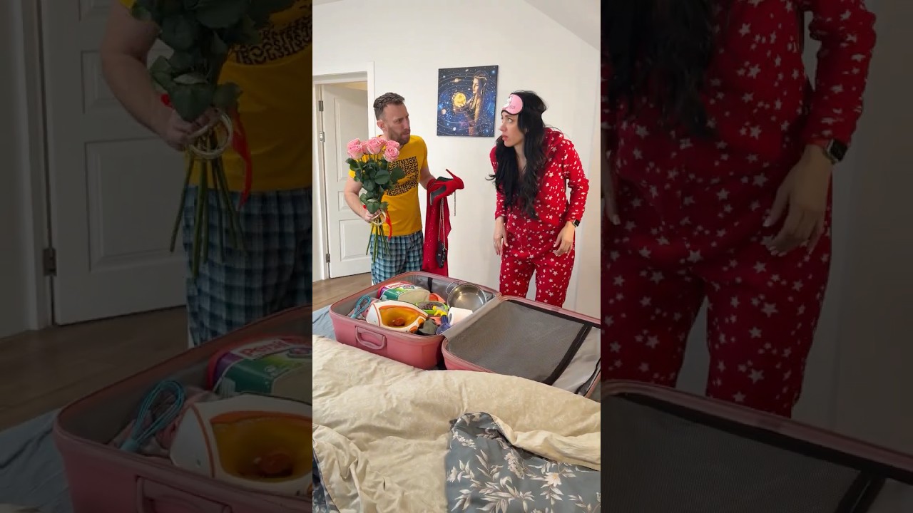 She believes all eyes are asleep. Funny family #couple #comedy