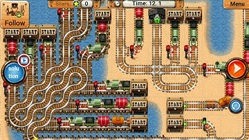 Train Track Maze - Classic Make Puzzle Game - Android Gameplay #1559