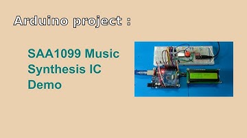 Arduino SAA1099 music synthesis IC demo