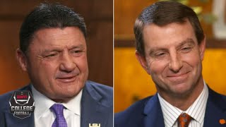 Ed Orgeron and Dabo Swinney exclusive ESPN interview | College Football Playoff