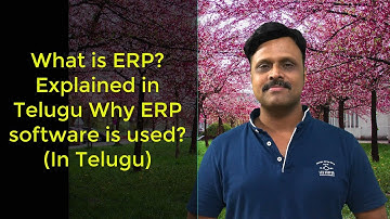 What is ERP? Explained in Telugu Why ERP software is used? (In Telugu)