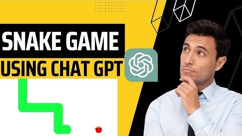 Creating a Snake Game in Python with ChatGPT:A Step-by-Step Tutorial #openai  #pythontutorial