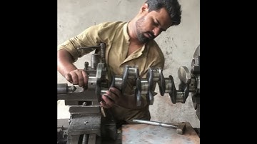 Machinist Rebuilds a Broken Crank | Welding & Lathe Machining