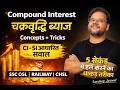 COMPOUND INTEREST | MATHS SSC CGL | RAILWAY | BSSC | CHSL | BIHAR POLICE CONCEPT BY SANDEEP JAISWAL