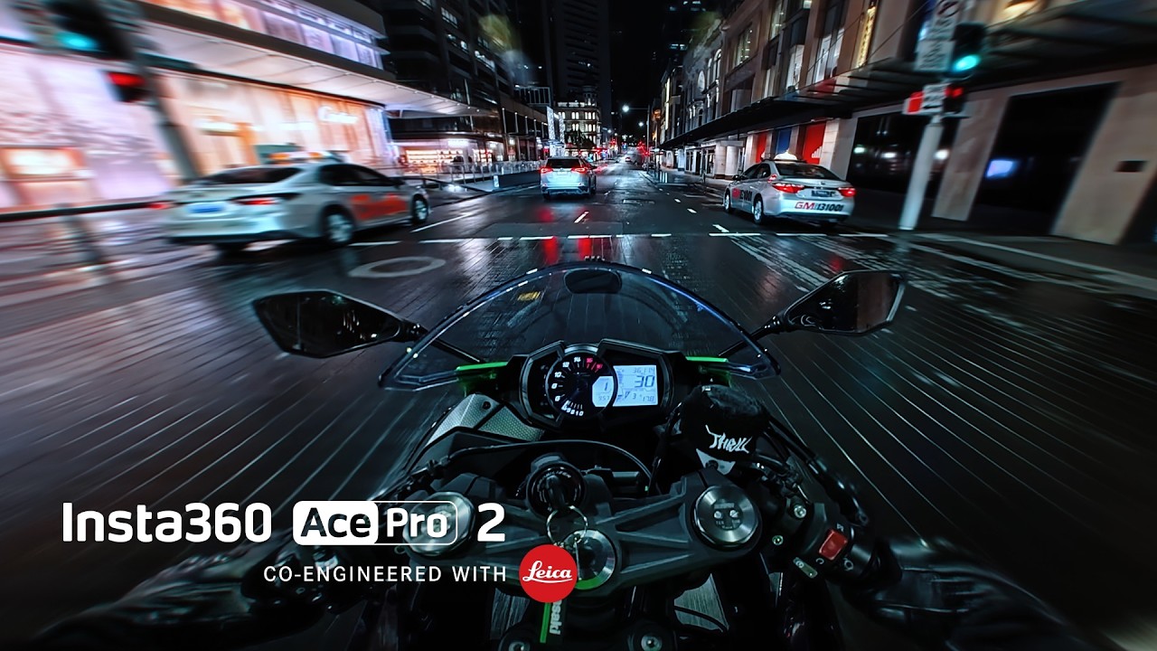 Insta360 Ace Pro 2 - Cyberpunk Night Ride ASMR
