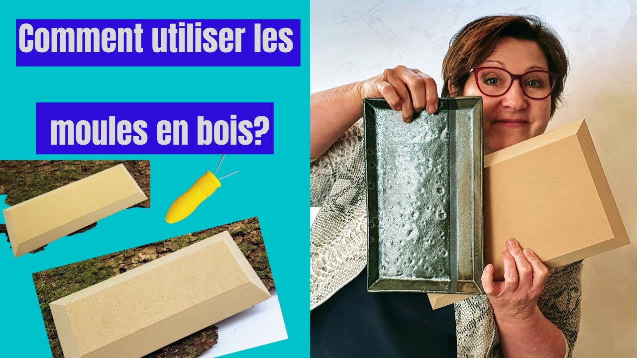 Comment utiliser les moules en bois avec une plaque de terre pour réaliser une jolie assiette ?