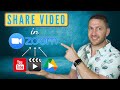 How to share on zoom without lag smooth playback tips  via youtube local or google drive