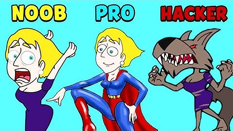 NOOB vs PRO vs HACKER - Save The Girl