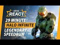 Halo Infinite Developers React to 29 Minute Legendary Speedrun