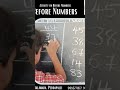 BEFORE Numbers