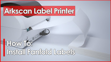 How to Load Fanfold Labels & Big Roll Labels for Shipping Label Printer