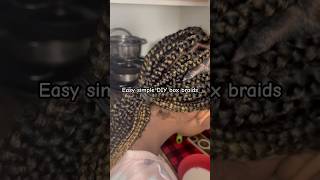 Easy DIY Box Braids